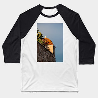 Atop the Walls of the Citadel, Villefranche-sur-Mer Baseball T-Shirt